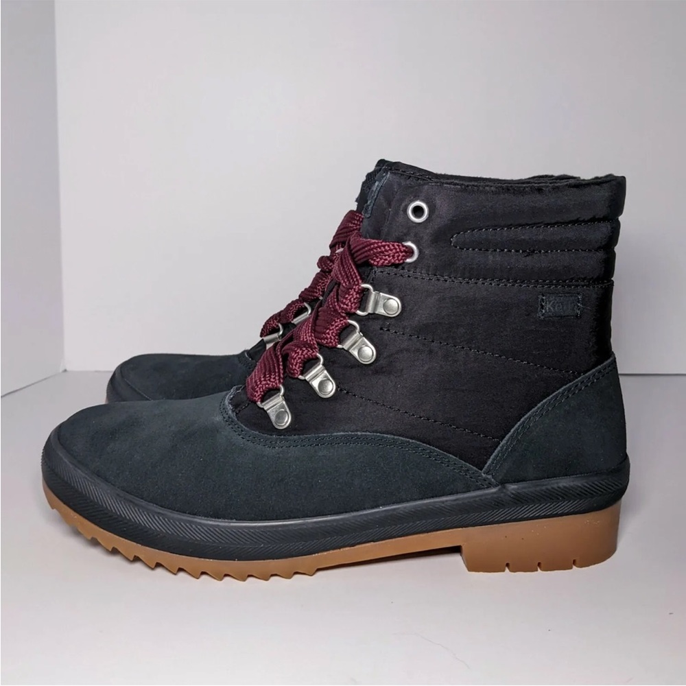 Ked’s Women’s Camp Suede/Nylon Black Waterproof Boots size 8